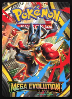 Lucario - Mega Evolution Trainer Tips - Build & Battle - Pokemon Insert Cards - Image 1