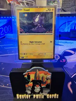 Toxel SVP 119 Scarlet & Violet Black Star Promo Cosmos Holo Pokemon Card NM - Image 1