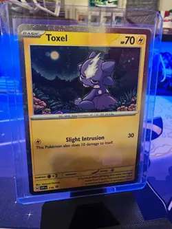 Toxel SVP 119 Scarlet & Violet Black Star Promo Cosmos Holo Pokemon Card NM - Image 4