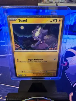 Toxel SVP 119 Scarlet & Violet Black Star Promo Cosmos Holo Pokemon Card NM - Image 5