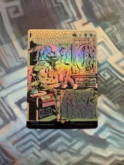 MTG Borderless Poster Foil Radagast the Brown EX/LP+ Universes Beyond: LotR - Image 1