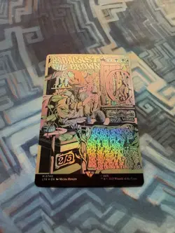 MTG Borderless Poster Foil Radagast the Brown EX/LP+ Universes Beyond: LotR - Image 2