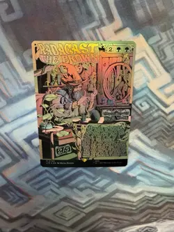 MTG Borderless Poster Foil Radagast the Brown EX/LP+ Universes Beyond: LotR - Image 3