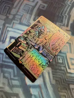 MTG Borderless Poster Foil Radagast the Brown EX/LP+ Universes Beyond: LotR - Image 4