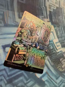 MTG Borderless Poster Foil Radagast the Brown EX/LP+ Universes Beyond: LotR - Image 5