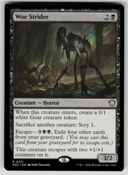 Woe Strider Rare Commander: Secrets of Strixhaven 231 MTG Near Mint 2026 - Image 1