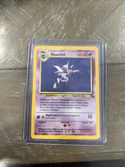 Pokemon TCG Haunter Fossil 6/62 Holo Unlimited Rare Mint Condition - Image 2