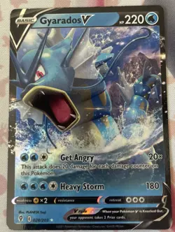 Pokemon Gyardos VMAX 2021 SWSH Evolving Skies Near Mint Condition 028/203 - Image 1
