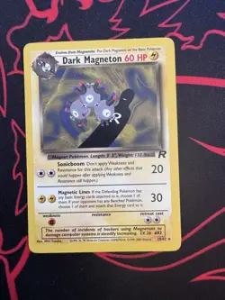 Dark Magneton (28) Rare Unlimited Team Rocket 28/82 LP Pokemon TCG 28/82 - Image 1