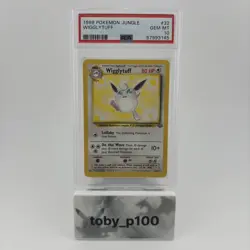 Pokemon Wigglytuff 32/64 Jungle Set 32 WOTC #32 TCG 1999 - PSA 10 - Image 1