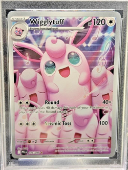 Title: 2025 Pokemon Wigglytuff 105/094 Illustration Rare PSA 9 Phantasmal Flames - Image 2