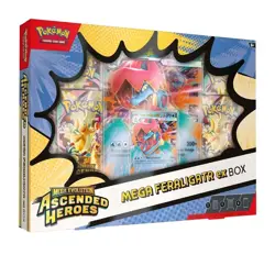 Pokemon TCG Ascended Heroes Mega Feraligatr Ex Box Sealed New - Image 1