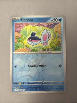 Pokemon TCG * SV Stellar Crown * 35/142 Finneon * REVERSE HOLO Common * FRESH PK - Image 1