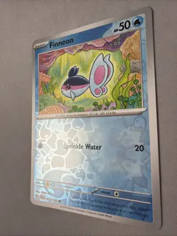 Pokemon TCG * SV Stellar Crown * 35/142 Finneon * REVERSE HOLO Common * FRESH PK - Image 2