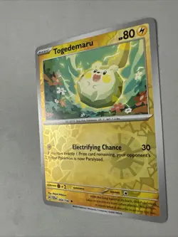 Pokemon TCG * SV Stellar Crown * 54/142 Togedemaru * REVERSE HOLO U * FRESH PK - Image 2