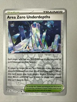 Pokemon TCG * SV Stellar Crown 131/142 Area Zero Underdepths REVERSE * FRESH PK - Image 1