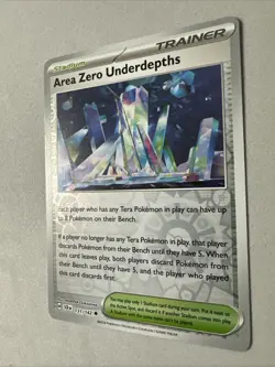 Pokemon TCG * SV Stellar Crown 131/142 Area Zero Underdepths REVERSE * FRESH PK - Image 2
