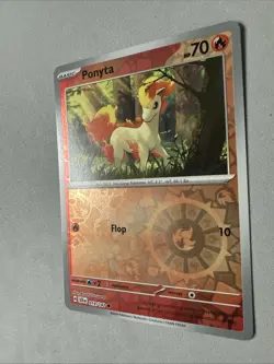 Pokemon TCG * SV Stellar Crown * 19/142 Ponyta * REVERSE HOLO COMMON * FRESH PK - Image 2