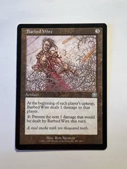 Barbed Wire - MTG Mercadian Masques - LP - Image 1