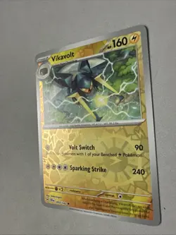 Pokemon TCG * SV Stellar Crown * 53/142 Vikavolt * REVERSE HOLO U * FRESH PK - Image 2