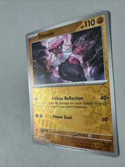 Pokemon TCG * SV Stellar Crown * 86/142 Diancie * REVERSE HOLO U * FRESH PK - Image 2
