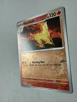 Pokemon TCG * SV Stellar Crown * 20/142 Rapidash * REVERSE HOLO U * FRESH PK - Image 2