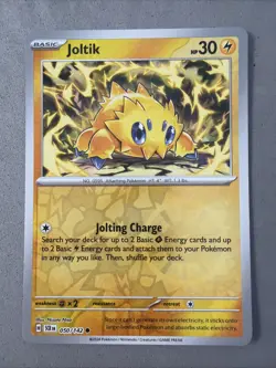 Pokemon TCG * SV Stellar Crown * 50/142 Joltik * REVERSE HOLO Common * FRESH PK - Image 1