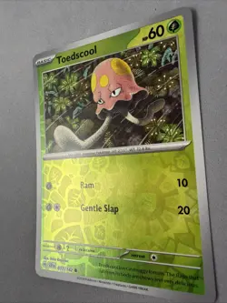 Pokemon TCG * SV Stellar Crown * 17/142 Toedscool * REVERSE HOLO C * FRESH PK - Image 2