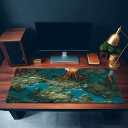 MTG Playmat | Retro Pixel Izzet Themed Playmat | Unofficial MTG Playmat - Image 3