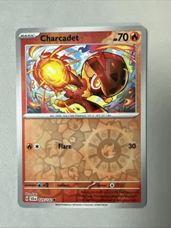 Pokemon TCG * SV Stellar Crown * 29/142 Charcadet * REVERSE HOLO C * FRESH PK - Image 1