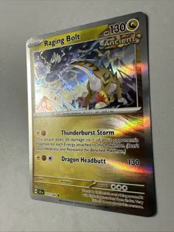 Pokemon TCG * SV Stellar Crown * 111/142 Raging Bolt Holo Rare * FRESH PK - Image 2