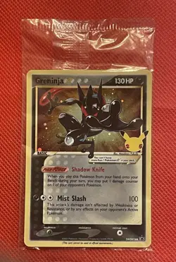 Pokemon TCG Greninja Gold Star Sealed Promo Gold Star, SWSH144 - Image 2
