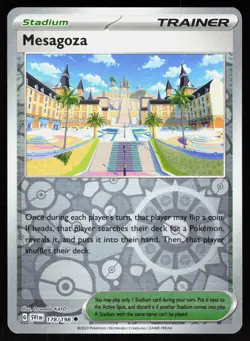 Mesagoza 178/198 Uncommon Scarlet & Violet Pokemon Reverse Holo NM - Image 1
