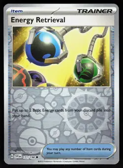 Energy Retrieval 171/198 Common Scarlet & Violet Pokemon Reverse Holo NM - Image 1