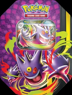 Pokemon TCG: Mega Moonlit Tin (Mega Gengar EX) - Brand New & Sealed - Preorder! - Image 1
