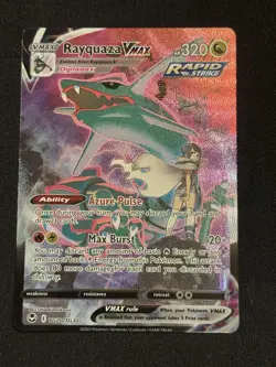 Pokemon Rayquaza VMAX TG20/TG30 Silver Tempest TG Full Art Holo Eng 2022 - Image 2