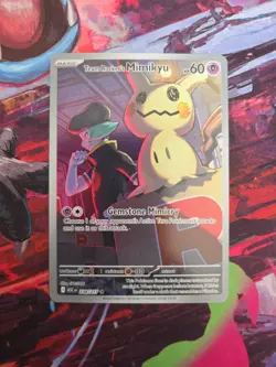 Pokemon TCG Team Rocket’s Mimikyu Illustration Rare Ascended Heroes - Image 1