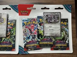 2x Pokemon TCG Twilight Masquerade Triple Blister New and Sealed Revavroom Promo - Image 3