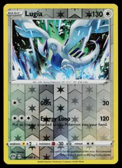 LUGIA 140/189 RARE DARKNESS ABLAZE POKEMON REVERSE HOLO NM - Image 1