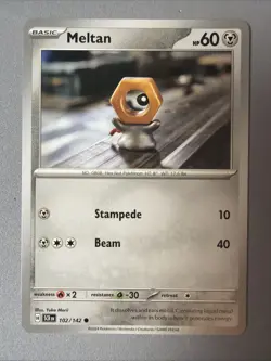 Pokemon TCG * SV Stellar Crown * 102/142 Meltan Common * FRESH PK - Image 1