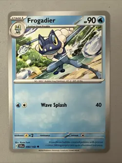 Pokemon TCG * SV Stellar Crown * 40/142 Frogadier Uncommon * FRESH PK - Image 1