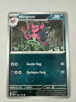 Pokemon TCG * SV Stellar Crown * 95/142 Morgrem Common * FRESH PK - Image 1