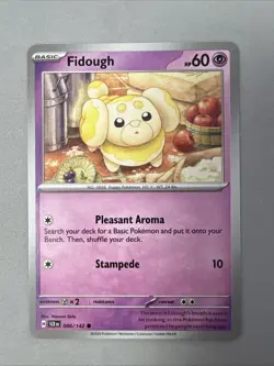 Pokemon TCG * SV Stellar Crown * 66/142 Fidough Common * FRESH PK - Image 1