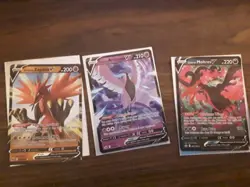 Pokemon - Galarian Legendary Bird Trio V Set - Moltres, Zapdos, Articuno | M/Lp - Image 1