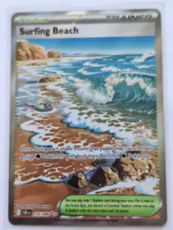 Pokemon TCG Chaos Rising 114/86 Surfing Beach - Image 1