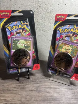 Pokemon TCG Phantasmal Flames (2) Sealed Blister Packs - Cottonee & Whimsicott! - Image 4