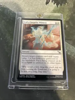 MTG Call a Surprise Witness - Murders at Karlov Manor (MKM) #6 MTG - Image 4