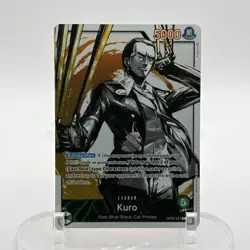 One Piece Kuro OP03-021 Alt Art L Foil - Pillars of Strength NM ENGLISH - Image 1