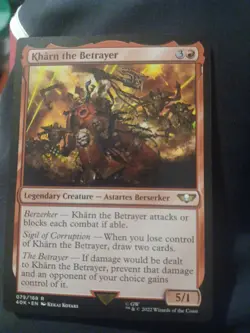 Kharn the Betrayer - Warhammer 40,000 Commander - 40K - NM - MTG - Magic - ðŸ”¥ðŸ”¥ - Image 1