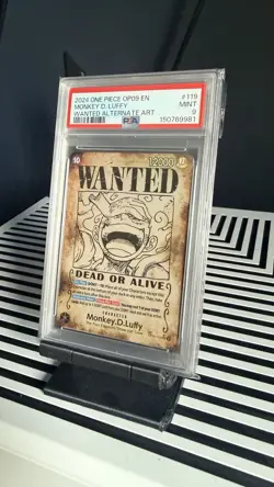 ONE PIECE OP09 Monkey D. Luffy Alternate Art PSA 9 - Image 3